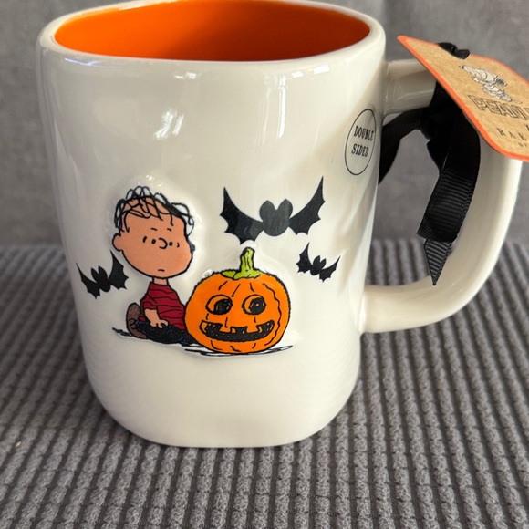 Rae Dunn Other - Rae Dunn Halloween Peanuts Mug with Orange Interior